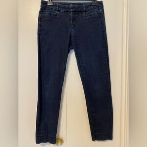 Banana Republic Sloan Dark Wash Denim Pants